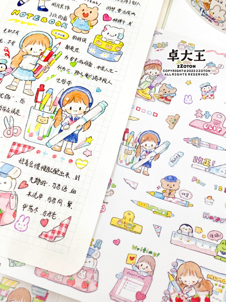 Molinta Stationery Collection Washi Tapes Mildliner