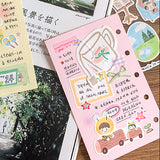 Featuring an adorable collection of illustrations full of adventures with bees, this sticker sheet adds a joyful, whimsical touch to planners, cards, photo albums, and creative projects. Each design is printed on durable writing paper with vibrant colors for easy decoration!