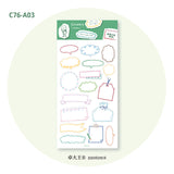 Molinta Sticker Sheet - Colored Pencil Frame