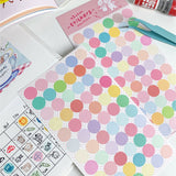 Molinta Sticker Sheet - Dots

Each dot sticker brings a pop of color and personality, perfect for decorating planners, recipe journals, happy mail, or gift packaging.

90x162mm
Material: Cotton Paper
Includes 1 sticker sheet