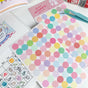 Molinta Sticker Sheet - Dots

Each dot sticker brings a pop of color and personality, perfect for decorating planners, recipe journals, happy mail, or gift packaging.

90x162mm
Material: Cotton Paper
Includes 1 sticker sheet