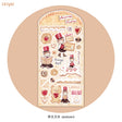 Featuring an adorable collection of cookie themed illustrations, this sticker sheet adds a warm, whimsical touch to planners, cards, photo albums, and creative projects. Each design is printed on durable writing paper with vibrant colors for easy decoration!