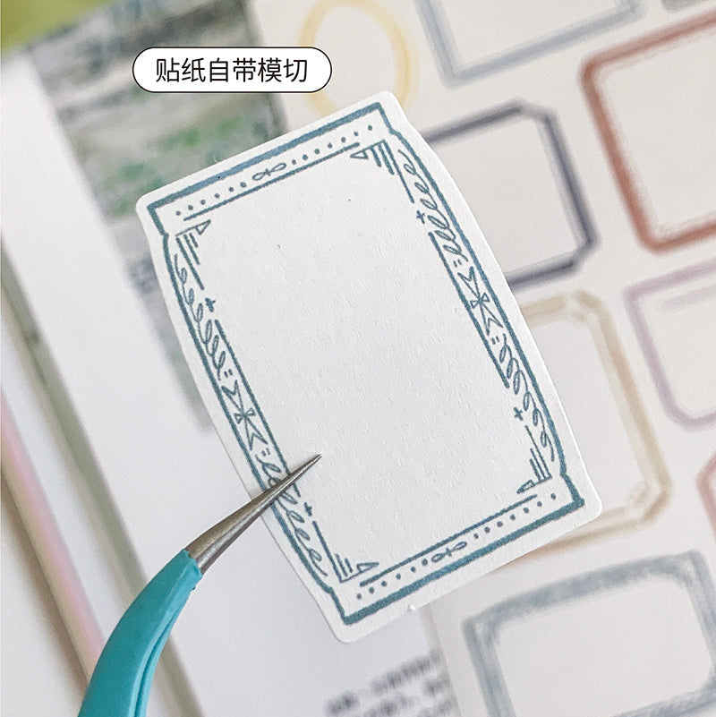 Featuring an adorable collection of different framing illustrations, this sticker sheet adds a personal, whimsical touch to planners, cards, photo albums, and creative projects. Each design is printed on durable kraft paper to incorporate your own little touches of writing!