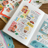 Featuring an adorable collection of mail and squirrel themed illustrations, this sticker sheet adds a playful, whimsical touch to planners, cards, photo albums, and creative projects. Each design is printed on durable writing paper with vibrant colors for easy decoration!