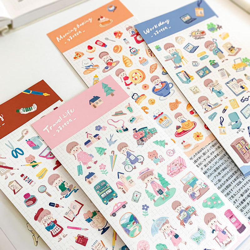 Molinta Sticker Sheet - Stationery

Celebrate your love for stationery with this charming Molinta sticker sheet. Featuring adorable illustrations in Molinta’s signature whimsical style, these stickers are perfect for decorating planners, journals, scrapbooks, and happy mail.

90x158mm
Material: Writing Paper
Includes 1 sticker sheet