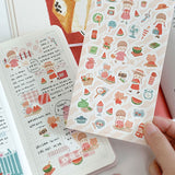 Featuring an adorable collection of watermelon themed illustrations, this sticker sheet adds a sweet, whimsical touch to planners, cards, photo albums, and creative projects. Each design is printed on durable paper with vibrant colors for easy decoration!