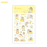 Molinta Sticker Sheet - Yellow

Celebrate your love for all things yellow with this charming Molinta sticker sheet. Featuring adorable illustrations in Molinta’s signature whimsical style, these stickers are perfect for decorating planners, journals, scrapbooks, and happy mail.

105x148mm
Material: Japanese Paper
Includes 1 sticker sheet