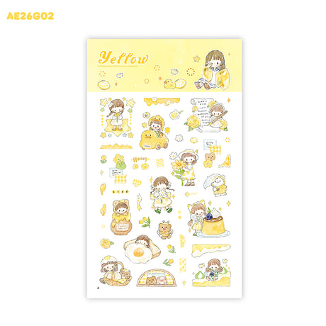 Molinta Sticker Sheet - Yellow

Celebrate your love for all things yellow with this charming Molinta sticker sheet. Featuring adorable illustrations in Molinta’s signature whimsical style, these stickers are perfect for decorating planners, journals, scrapbooks, and happy mail.

105x148mm
Material: Japanese Paper
Includes 1 sticker sheet