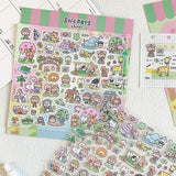 Molinta Sticker Sheet - Zoo

Featuring an adorable collection of zoo‑themed illustrations, this sticker sheet adds a lively, whimsical touch to planners, cards, photo albums, and creative projects. Each design is printed on durable PVC material for crisp colors and long‑lasting use.

137x125mm

Material: PVC