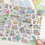 Molinta Sticker Sheet - Zoo

Featuring an adorable collection of zoo‑themed illustrations, this sticker sheet adds a lively, whimsical touch to planners, cards, photo albums, and creative projects. Each design is printed on durable PVC material for crisp colors and long‑lasting use.

137x125mm

Material: PVC