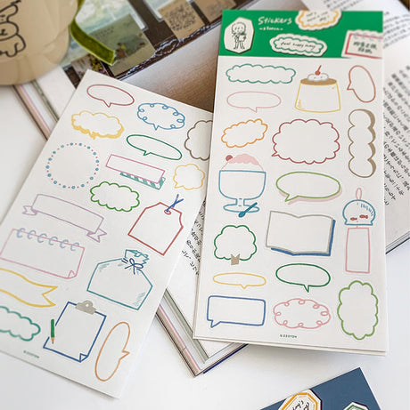 Molinta Sticker Sheet - Colored Pencil Frame