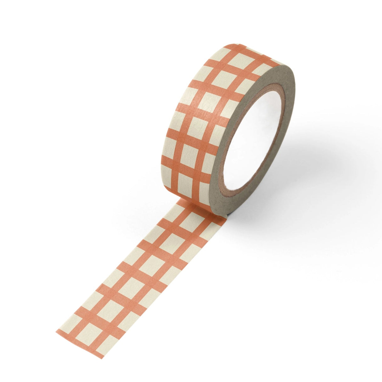 Brighten up your creative projects with our Monarch Orange Gingham Washi Tape. Use it on planners, journals, envelopes, or as a decorative border for cards and crafts. Durable, yet easily removable for endless possibilities.

Additional Details:
- 15 mm width
- 10 m length