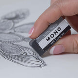 Borrador MONO negro mediano, paquete de 3