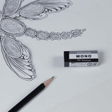 Borrador MONO negro mediano, paquete de 3