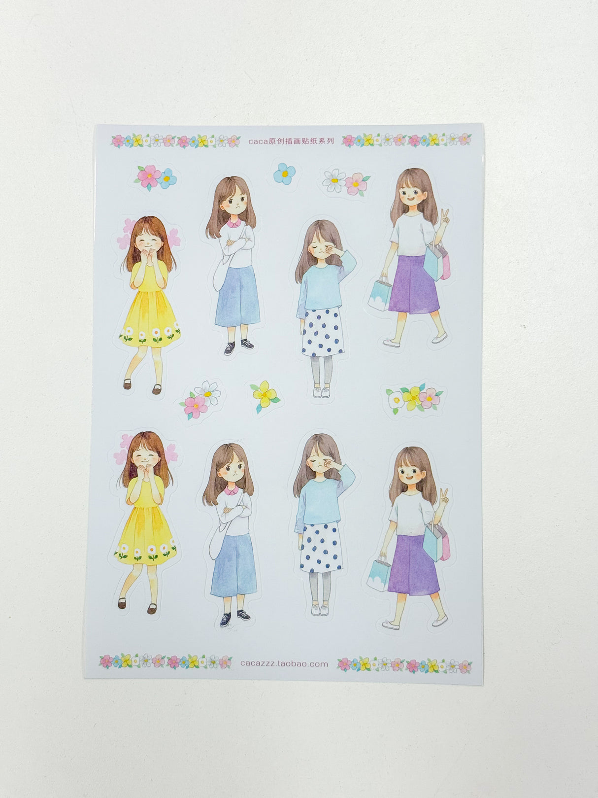 Moods Sticker Sheet A5