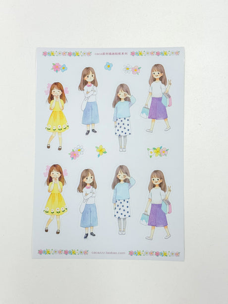 Moods Sticker Sheet A5