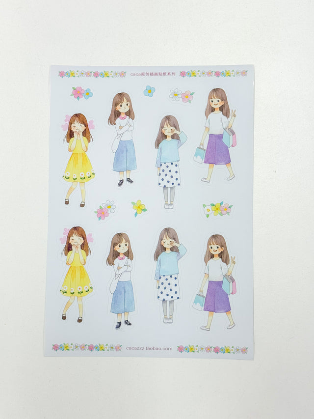 Moods Sticker Sheet A5