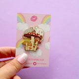 Glitter Punk - Mushroom Mice Enamel Pin – Autumn Fall Collection
