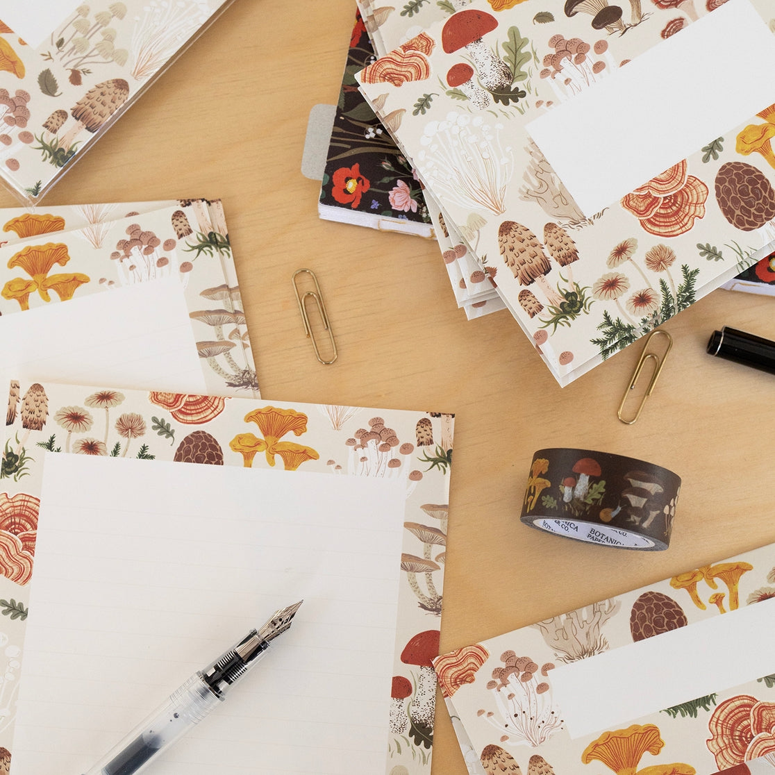 Botanica Paper Co. Letter Writing Set - Mushrooms