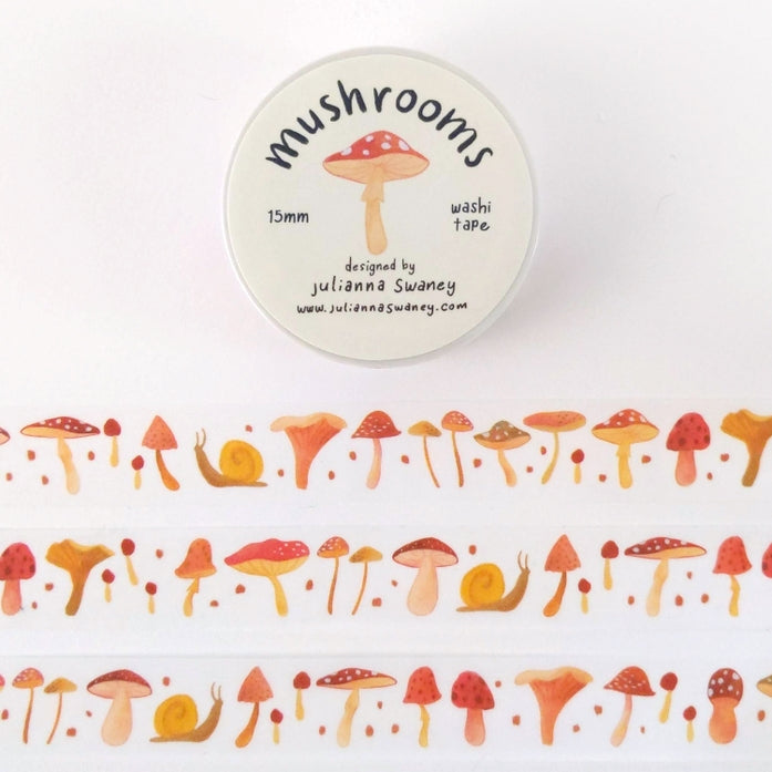 Julianna Swaney - Mushrooms Washi Tape