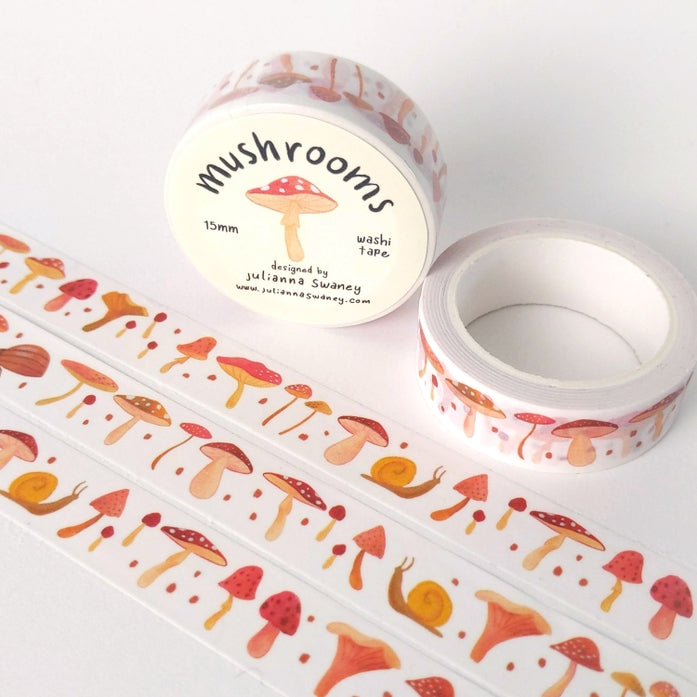 Julianna Swaney - Mushrooms Washi Tape