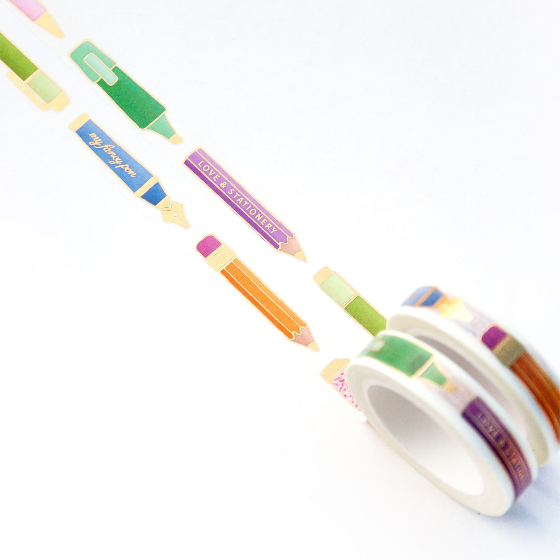 Mi colección de bolígrafos Washi Tape
