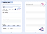 For book clubbers and solo bookworms alike, My Book Club Journal is a place to keep all your thoughts and feelings about your recent book club reads with guided prompts and space to record of your reflections.

Dedicated sections for notes on characters, plot, general thoughts, and discussion recap make it easy for readers to reference previous book selections. With an index of reading lists, go-to prompts for discussion, and tips for starting (and continuing) your own club, My Book Club Journal provides a 