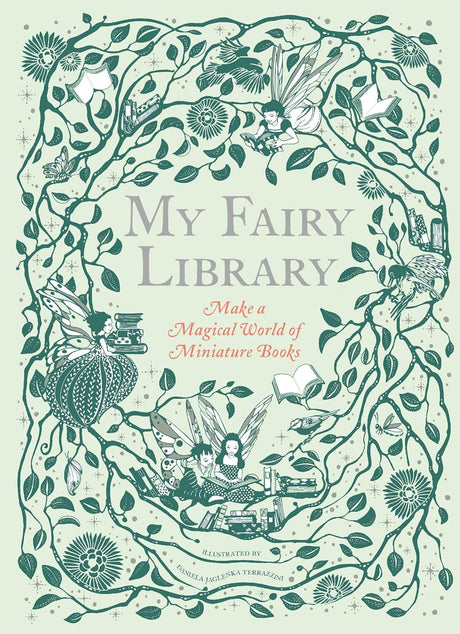
Open the box to go on an adventure into Fairyland and create a library of magical miniature books that you can really read!

Just cut, fold, and stick to make 20 tiny fairy books, from guides to Fairyland and its inhabitants to illustrated stories and books to complete yourself. The kit comes with tiny shelves to store your books and the box becomes a magical fairy playset!

With stunning illustrations from Daniela Jaglenka Terrazzini, this is an enchanting follow-up to 2017's My Miniature Library, lauded 