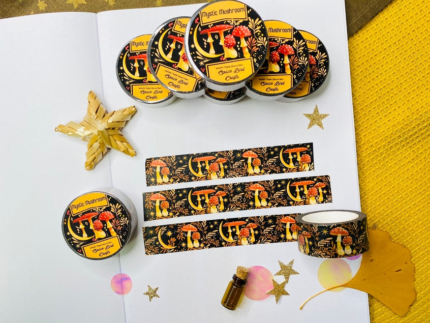 Mystic Mushroom Washi Tape