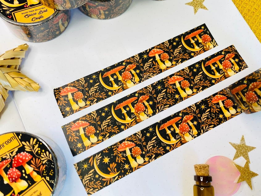 Mystic Mushroom Washi Tape