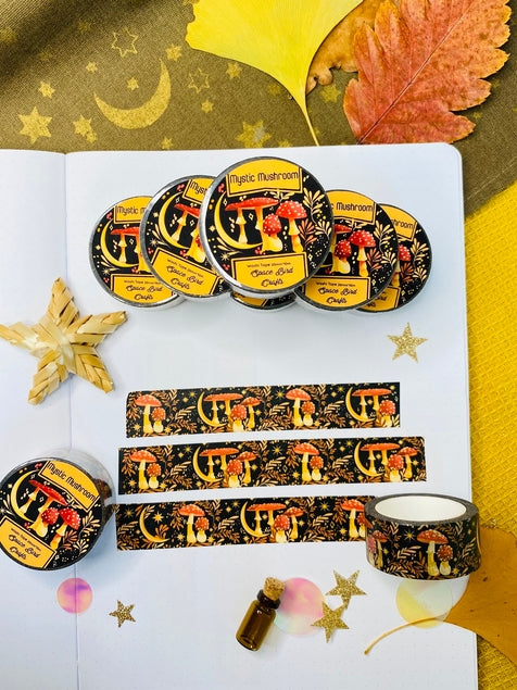 Mystic Mushroom Washi Tape