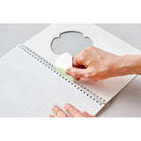 Maruman Cocochy A5 Notebook - Gray