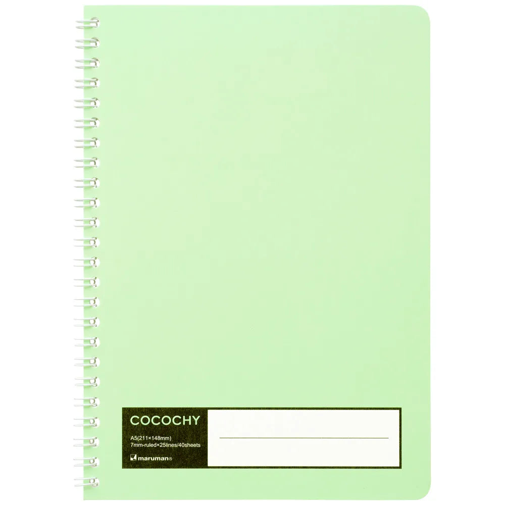 Maruman Cocochy A5 Notebook - Light Green