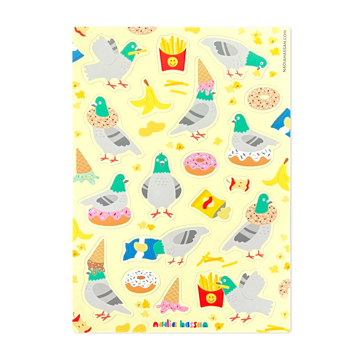 Nadia Hassan - Pigeon Paradise Sticker Sheet