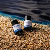The new Nahvalur Explorer ink collection is comprised of four fountain pen inks—Dark Forest, Atlantic Blue, Orchid Flower, and Mango Sorbet—each inspired by one of the original Nahvalur Explorer Plus fountain pens. The box packaging features a lighthouse illustration in the ink color. The 20-ml round glass bottles have a hexagonal cap, and inks are pH neutral and fast drying.