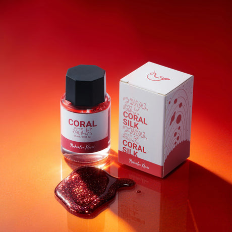 Coral Silk is a warm, expressive coral ink created to pair with Soft Coral. Bright without feeling loud, it carries a gentle energy that adds warmth and personality to the page.

Playful yet refined, Coral Silk is ideal for writers who want color that feels lively, polished, and easy to enjoy every day.