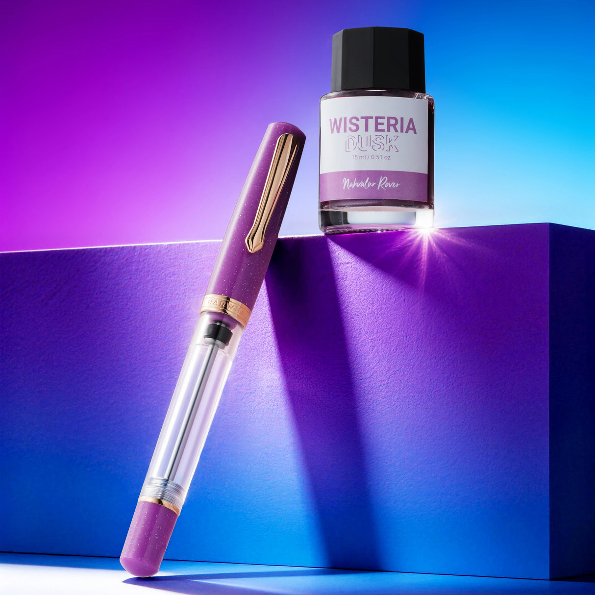 Wisteria Dusk&nbsp;is a soft violet ink made to accompany Lavender. Calm and expressive in equal measure, it brings a gentle depth to the page with a tone that feels thoughtful and composed.