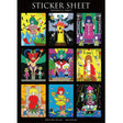 Naoshi - Whimsical Tarot Black Sticker Sheet