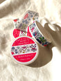 This washi features a vibrant garden with little bugs and even a snake!