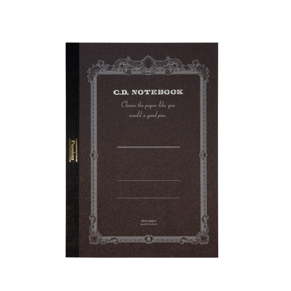 High-quality notebooks are ideal for jotting down ideas, taking notes, sketching, making lists and more. They are perfect for use at home or the office.&nbsp;


Contains silky white, acid free paper that allows for effortless writing.
Notebooks available in ruled, grid and plain paper options.
Heavy duty covers feature a glitter accent.
Silver and gold foil text on the cover also decorate this upscale notebook.
Sturdy thread binding allows the notebook to lay flat for comfortable writing.
Red threading matc