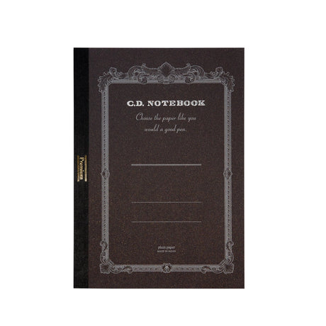 High-quality notebooks are ideal for jotting down ideas, taking notes, sketching, making lists and more. They are perfect for use at home or the office.&nbsp;


Contains silky white, acid free paper that allows for effortless writing.
Notebooks available in ruled, grid and plain paper options.
Heavy duty covers feature a glitter accent.
Silver and gold foil text on the cover also decorate this upscale notebook.
Sturdy thread binding allows the notebook to lay flat for comfortable writing.
Red threading matc