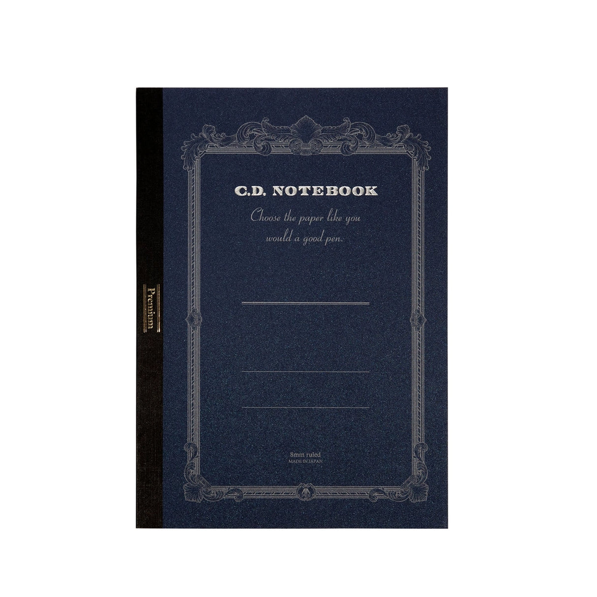 High-quality notebooks are ideal for jotting down ideas, taking notes, sketching, making lists and more. They are perfect for use at home or the office.&nbsp;


Contains silky white, acid free paper that allows for effortless writing.
Notebooks available in ruled, grid and plain paper options.
Heavy duty covers feature a glitter accent.
Silver and gold foil text on the cover also decorate this upscale notebook.
Sturdy thread binding allows the notebook to lay flat for comfortable writing.
Red threading matc