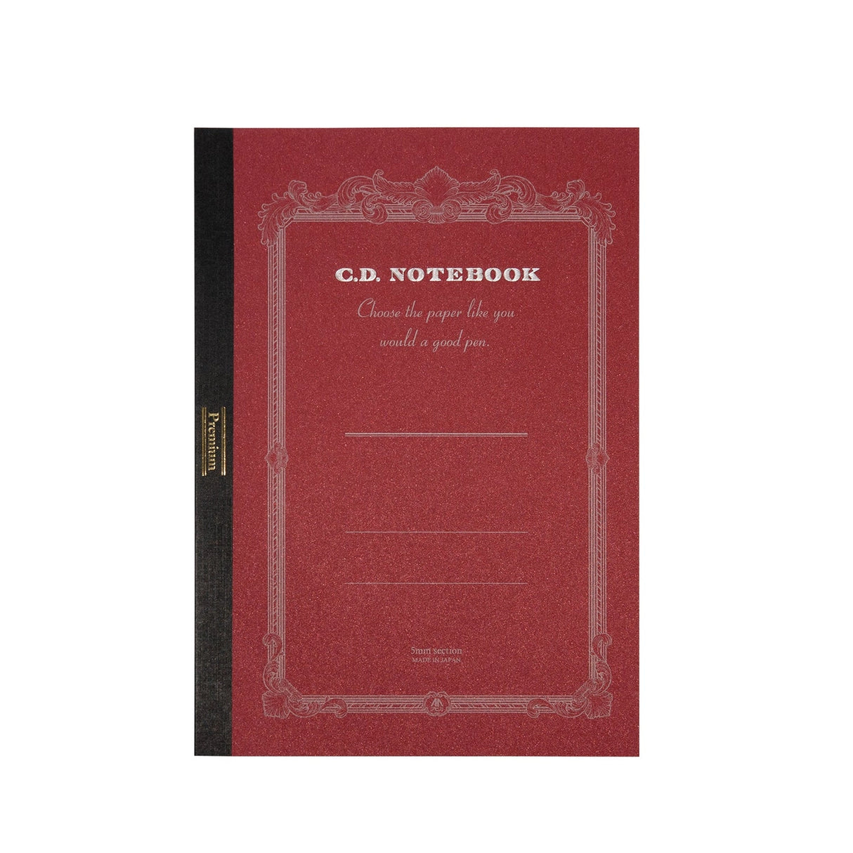 High-quality notebooks are ideal for jotting down ideas, taking notes, sketching, making lists and more. They are perfect for use at home or the office.&nbsp;


Contains silky white, acid free paper that allows for effortless writing.
Notebooks available in ruled, grid and plain paper options.
Heavy duty covers feature a glitter accent.
Silver and gold foil text on the cover also decorate this upscale notebook.
Sturdy thread binding allows the notebook to lay flat for comfortable writing.
Red threading matc