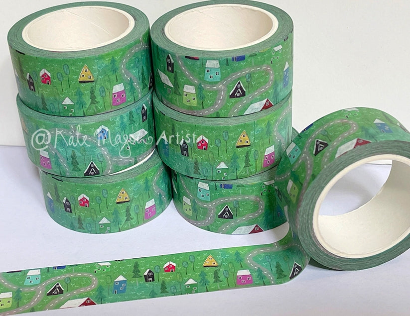 Kate Mason Artist - Nordic Village Washi Tape