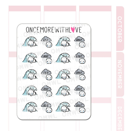 Once More With Love M1397 Grief 3.0 Sticker Sheet
