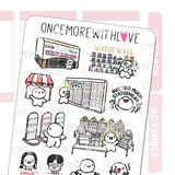 M1483 Once More With Love x Little Craft Place Sticker Sheet