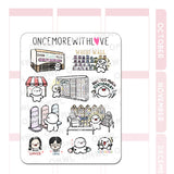 M1483 Once More With Love x Little Craft Place Sticker Sheet