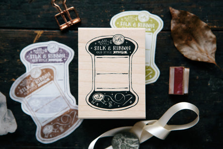 OURS Studio Thread Card Rubber Stamp