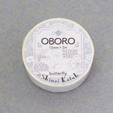 Cinta washi blanca con diseño de mariposa Oboro