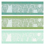 Oboro Cats White Washi Tape